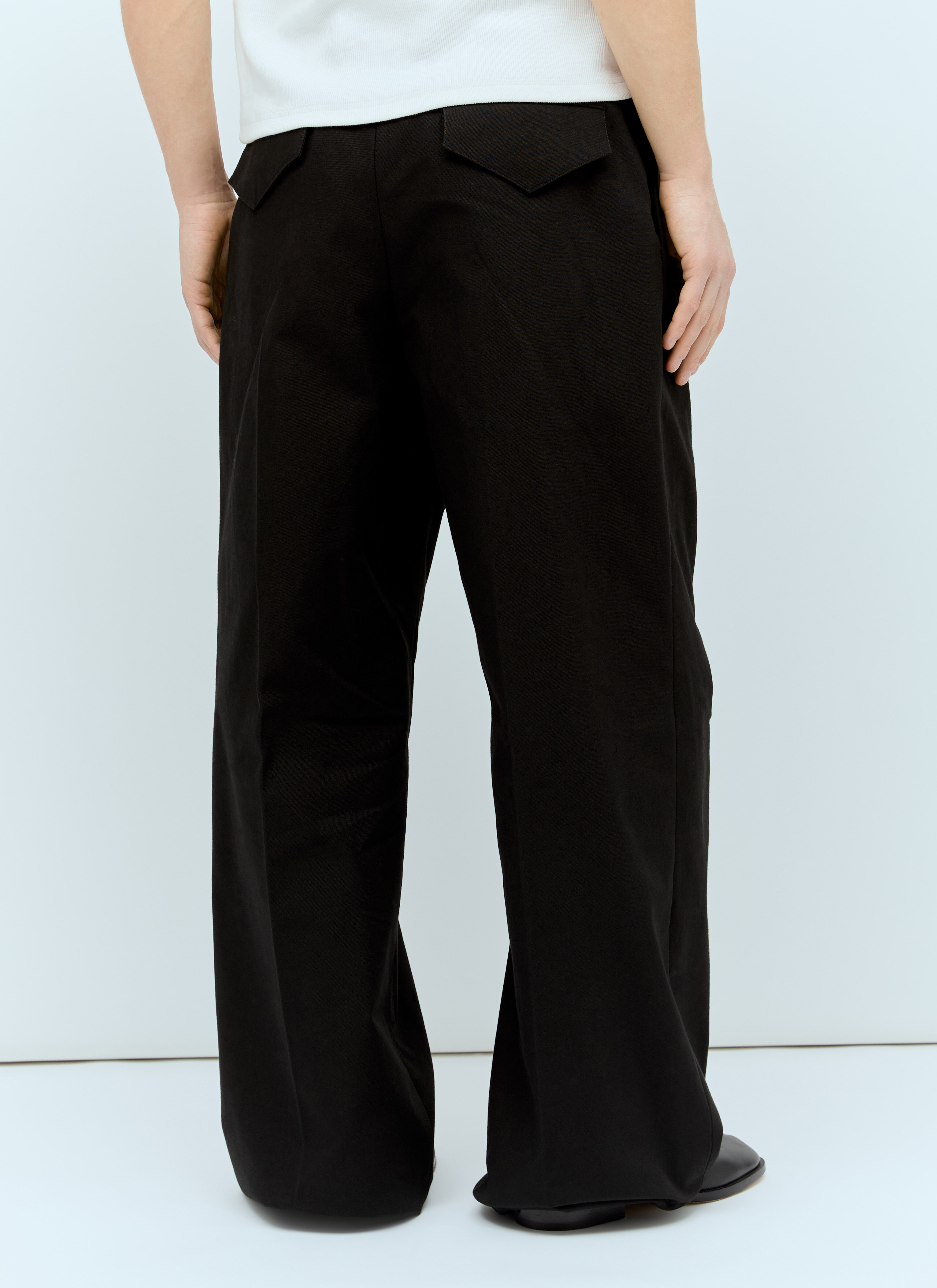 Jil Sander Men's' Twill Pants in Black | LN-CC®