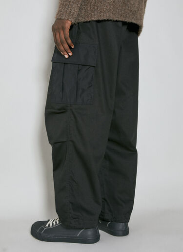 Comme des Garçons Homme 드로스트링 웨이스트 팬츠 블랙 cdh0154001