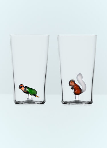 Ichendorf Milano Set Of Six Animal Farm Glasses Multicolour wps0691352