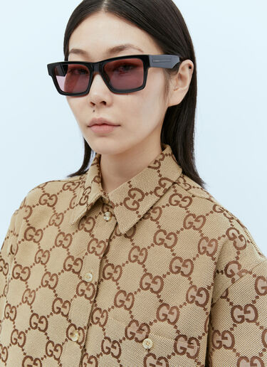 Maxi GG Canvas Shirt Gucci Maxi GG Canvas Shirt Camel guc0253079