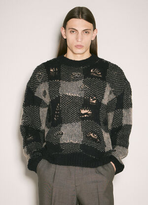 Our Legacy Sonar Crewneck Sweater Black our0159010