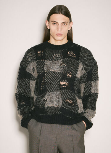Our Legacy Sonar Crewneck Sweater Black our0159010