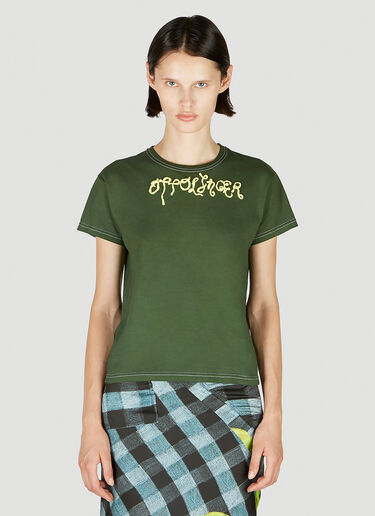 Ottolinger Logo T-Shirt Green ott0251014