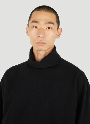 Homme Plissé Issey Miyake Roll Neck Sweater Black hmp0151002