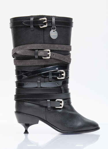 Kiko Kostadinov Quad Belt Boots Black kko0254023