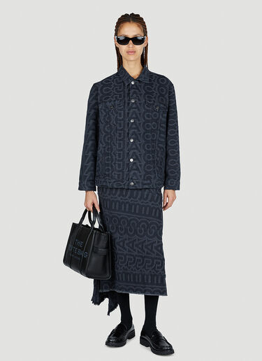 Marc Jacobs Monogram Denim Jacket Black mcj0251005