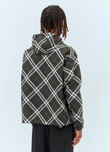 Burberry 双面格纹夹克  灰色 bur0157009