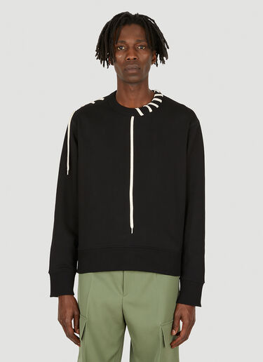 Craig Green Laced Sweatshirt Black cgr0148010