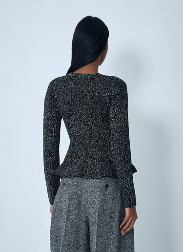 Max Mara Kim Peplum Cardigan Grey max0262001