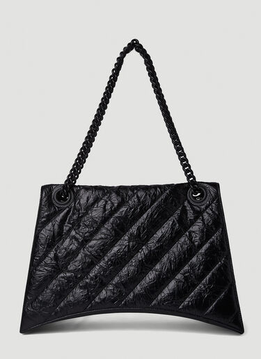 Balenciaga Crush Chain Large Shoulder Bag Black bal0250054