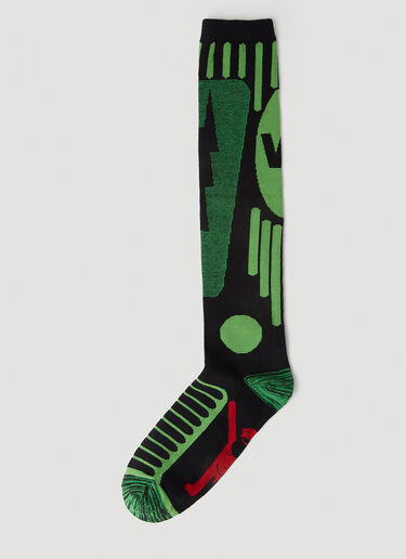 Walter Van Beirendonck W Socks Green wlt0152023