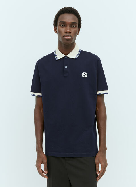Buffalo Source x Herrensauna Polo Shirt With Interlocking G Motif Black bsh0155001
