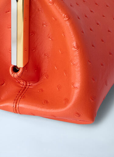 Jacquemus Le Berlingot Small Leather Clutch Bag Orange jac0264042