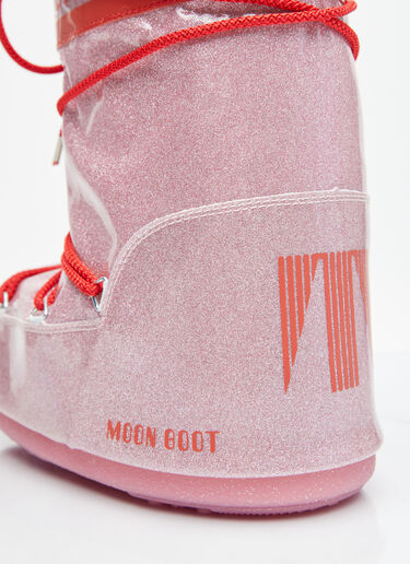 Moon Boot Icon Glitter Boots Pink mnb0354008