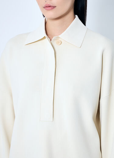Max Mara Viscose Yarn Sweater Cream max0259001