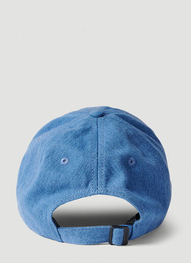 JW Anderson 方脸贴饰棒球帽 蓝色 jwa0351015