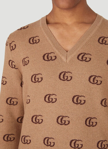 Gucci GG 자카드 스웨터 베이지 guc0147031