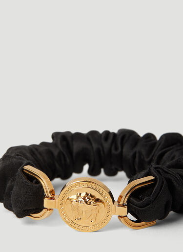 Versace Medusa Head Scrunchie Black ver0255015