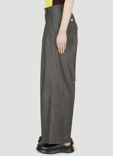 Plan C Tailored Pleated Pants Grey plc0247017