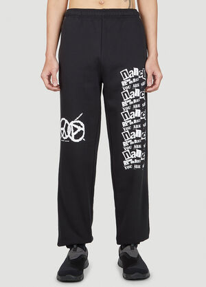 Nancy World Peace Track Pants Black ncy0155007