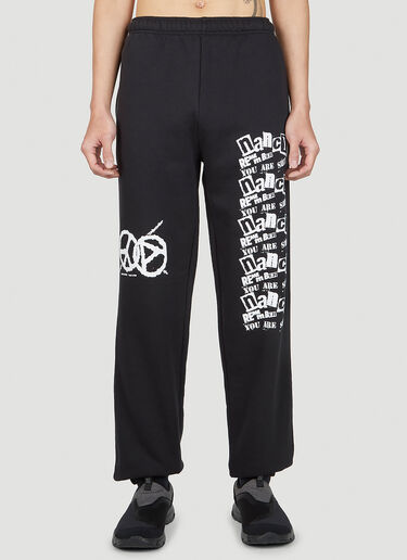 Nancy World Peace Track Pants Black ncy0151006