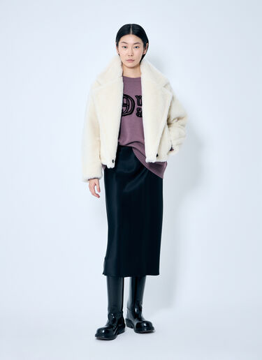 Max Mara Silk Midi Skirt Black max0259003