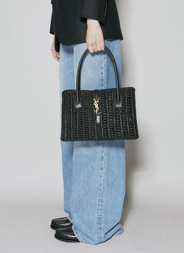 Saint Laurent 파니에 사각 바스켓 숄더백 블랙 sla0253130