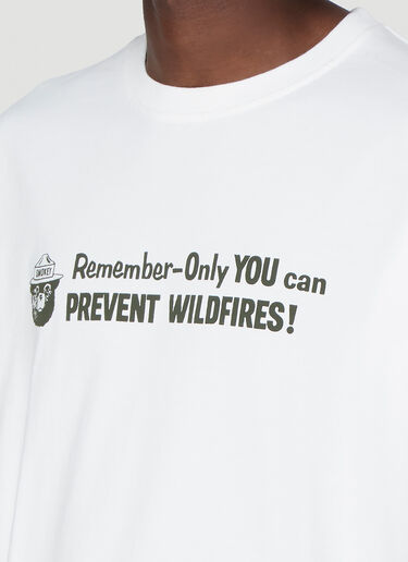 Phipps Smokey Fire Safety Long-Sleeved T-Shirt White phi0142002