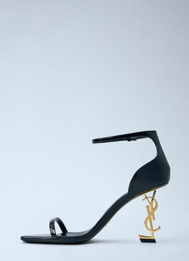 Saint Laurent 오피움 힐 샌들 블랙 sla0255040