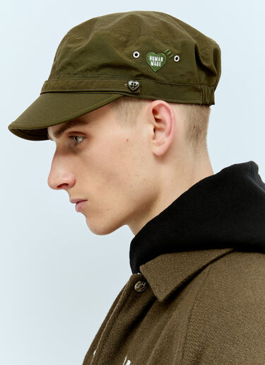 Human Made Logo Patch Military Cap Green hmd0156020