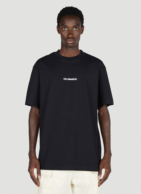 Han Kjøbenhavn Goat Skull Print Boxy T-Shirt Black han0353001