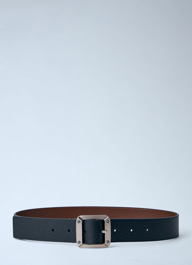 Textured Reversible Leather Belt Acne Studios Textured Reversible Leather Belt Black acn0264063