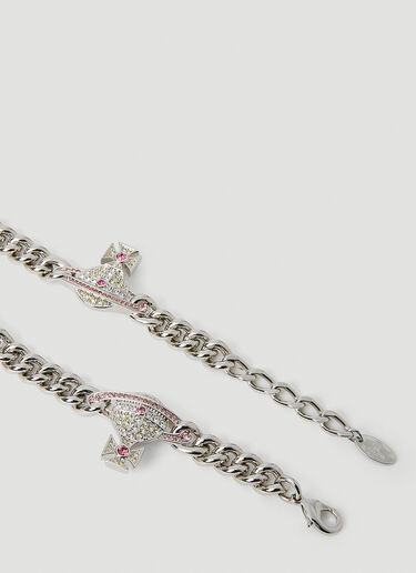Kika Choker Necklace Vivienne Westwood Kika Choker Necklace Silver vvw0251097