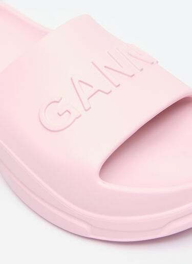 GANNI Pool Slides Pink gan0256031