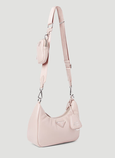 Re-Edition 2005 Leather Shoulder Bag Prada Re-Edition 2005 Leather Shoulder Bag Pink pra0254031