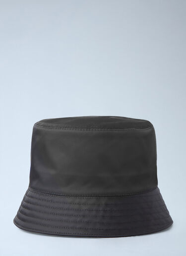 Prada Logo Bucket Hat  Black pra0245063