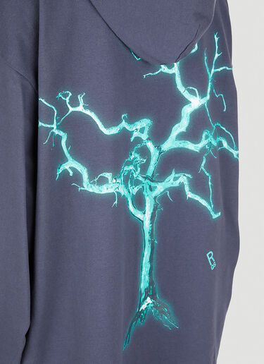 Acne Studios Lightening Tree Hooded Sweatshirt Blue acn0247001