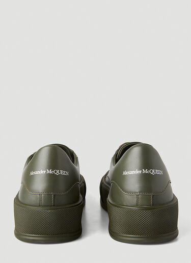 Alexander McQueen Deck Plimsoll Sneakers Khaki amq0148021