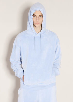 Martine Rose Terry Cloth Hooded Sweatshirt Green mtr0159011