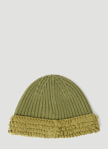 Moncler Salehe Bembury Wool Beanie Hat Green msb0354004