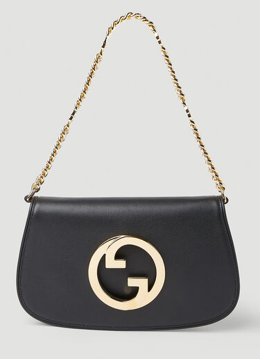 Gucci Blondie Roxy Shoulder Bag Black guc0251241