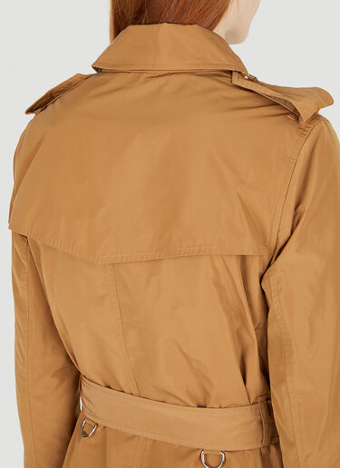 Burberry Kensington Hooded Trench Coat Brown bur0248014