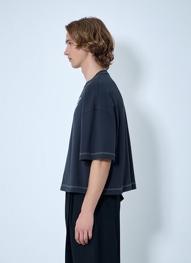 Jacquemus Oversized Logo T-Shirt Navy jac0164024