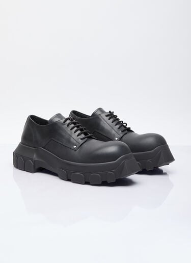 Lace-Up Bozo Tractor Shoes Rick Owens Lace-Up Bozo Tractor Shoes Black ric0155028