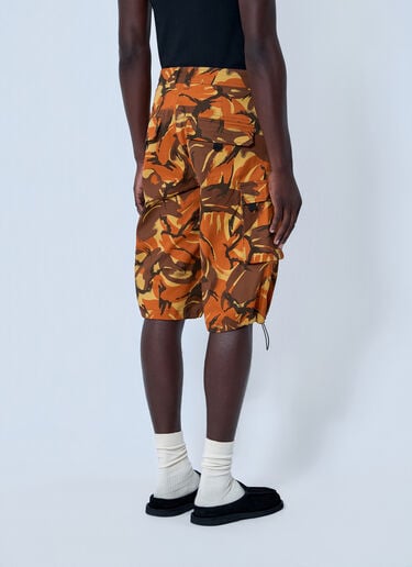 Martine Rose Printed Cargo Shorts Orange mtr0164009