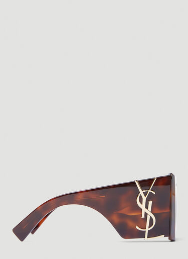 Saint Laurent ブレイズべっ甲サングラス ブラウン sla0252110