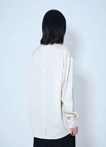 LN-CC® - Toteme: Slouch-Neck Blouse - Cream Toteme Slouch-Neck Blouse Cream tot0265031