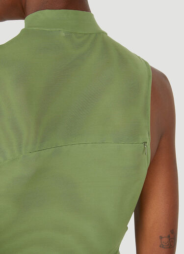 Mainline:RUS/Fr.CA/DE Mesh Zip Top Green mai0249003