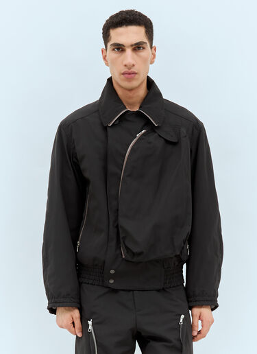 Dries Van Noten Viller 飞行员夹克 黑色 dvn0158006