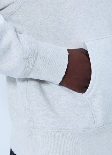 Prada Cotton Fleece Hoodie Light Grey pra0265002
